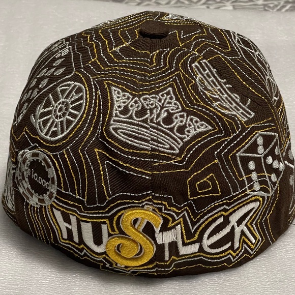 Detailed Brown City Hunter Hustler Cap - Size Medium HU$TLER - Picture 11 of 17